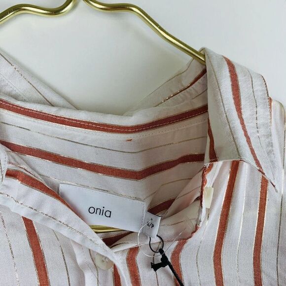 ONIA Size Small Marie Dress in Spanish Red Swim Cover Up Dress NWT - Picture 4 of 7